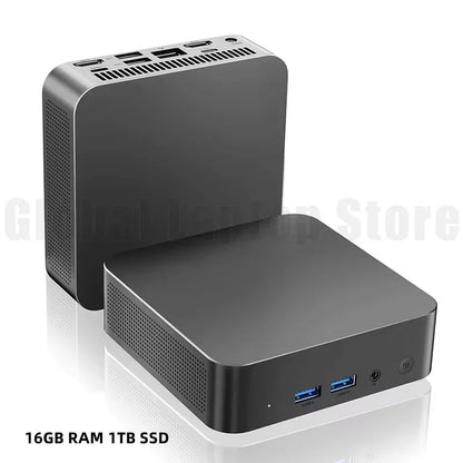 【3-Year-Warranty】2025 Mini PC Intel Core i9 8950HK Gaming Computer Windows 11 16GB DDR4 2TB SSD WiFi 6  Gamer Desktop PC.