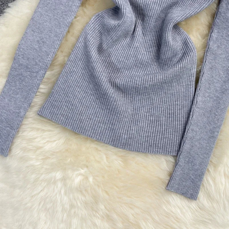 2026 neue Herbst Winter Rollkragen Langarm Gestrickte Pullover Einfarbig Multi Farbe Kaschmir Grundlegende Weiche Pullover