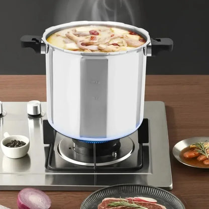 23 Quart Pressure Canner Cooker, 11psi Aluminum Pressure Cooker with Gauge Release Valve 22L Large Capacity Stainless Steel.