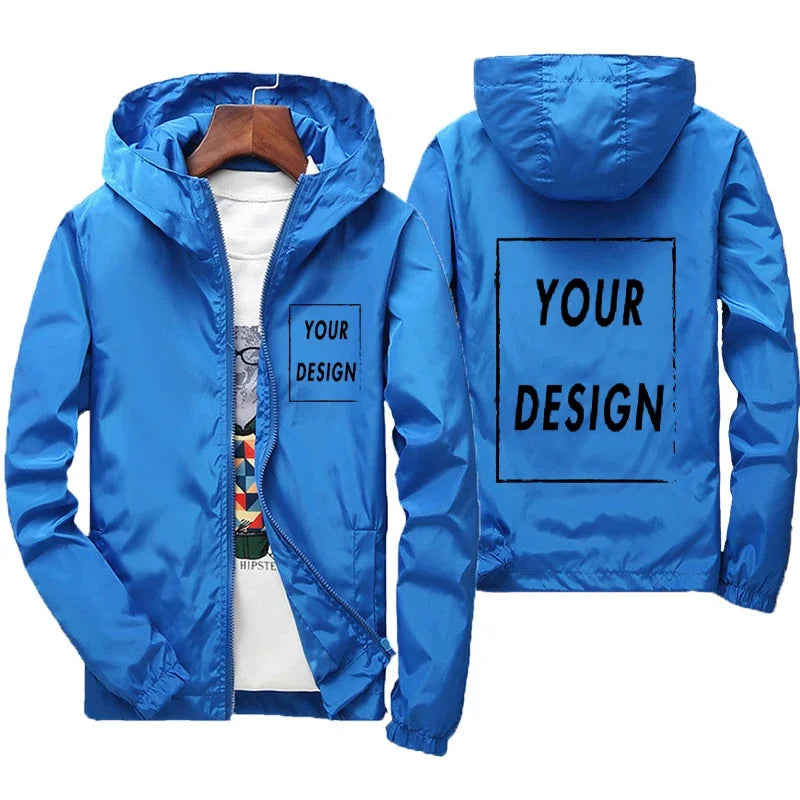 Custom Brand Logo Autumn Jacket Men Waterproof Warm Windbreaker Casual Clothing Big Size 7Xl Men Green Black Red Jacket Outdoor.