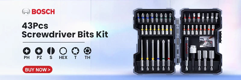 Bosch GO 3 Elektroschrauber-Set, 3,6 V, 5 Nm, kabellose Mini-Handbohrmaschine, wiederaufladbarer Schraubendreher, Bosch Multifunktions-Elektrowerkzeug