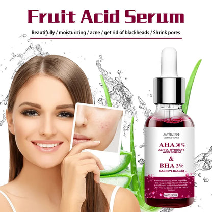 Pore Shrink Face Serum Salicylic Fruit Acid Essence Whitening Moisturizing Nourish Smooth Pores Repair Anti-age Korean Cosmetics.