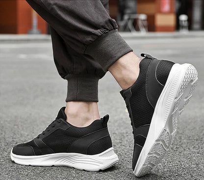 Men Elevator Shoes Height Increase Sneakers Shoes for Men 10cm Sports Casual Shoes Invisible Inner Heightening Shoes for Men 8cm.