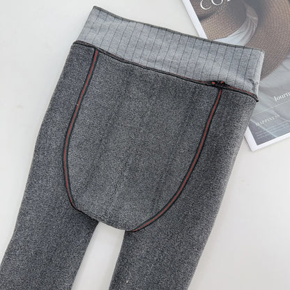 Korean Gray High Elastic Thicken Leggings for Women Warm Pantyhose Cotton Soft Stockings Tights Harajuku Streetwear Fashion Sock