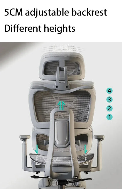 Verstellbare ergonomische Rückenlehne, Video-Gaming-Computerstuhl,