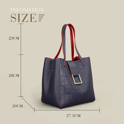 PG Lady Light Luxury High-End Design Large Capacity 2025 New Fashion PU Artificial Eco-Friendly Leather Single Shoulder Bag.