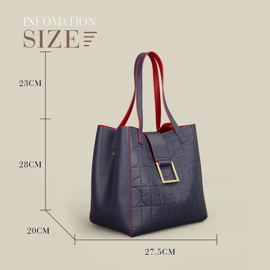 PG Lady Light Luxury High-End Design Large Capacity 2025 New Fashion PU Artificial Eco-Friendly Leather Single Shoulder Bag.