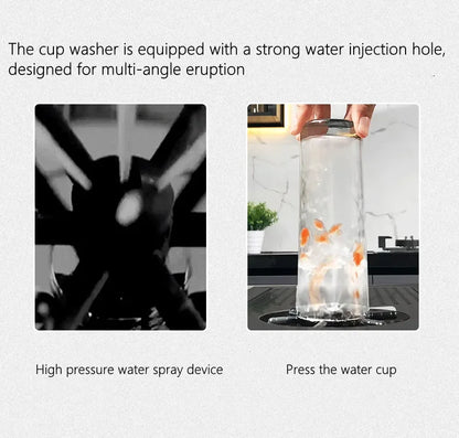 Nano Kitchen Sink Multi-Function Stepped Kitchen Sink 304 Stainless Steel Vegetable Washing Basin With High Pressure Cup Washer