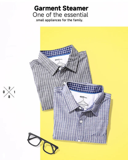 2-in-1 Handheld Steam Iron Garment Steamers Ironing Machine Travel Portable Ironing Machine Garment Ironing Machine Steamer.