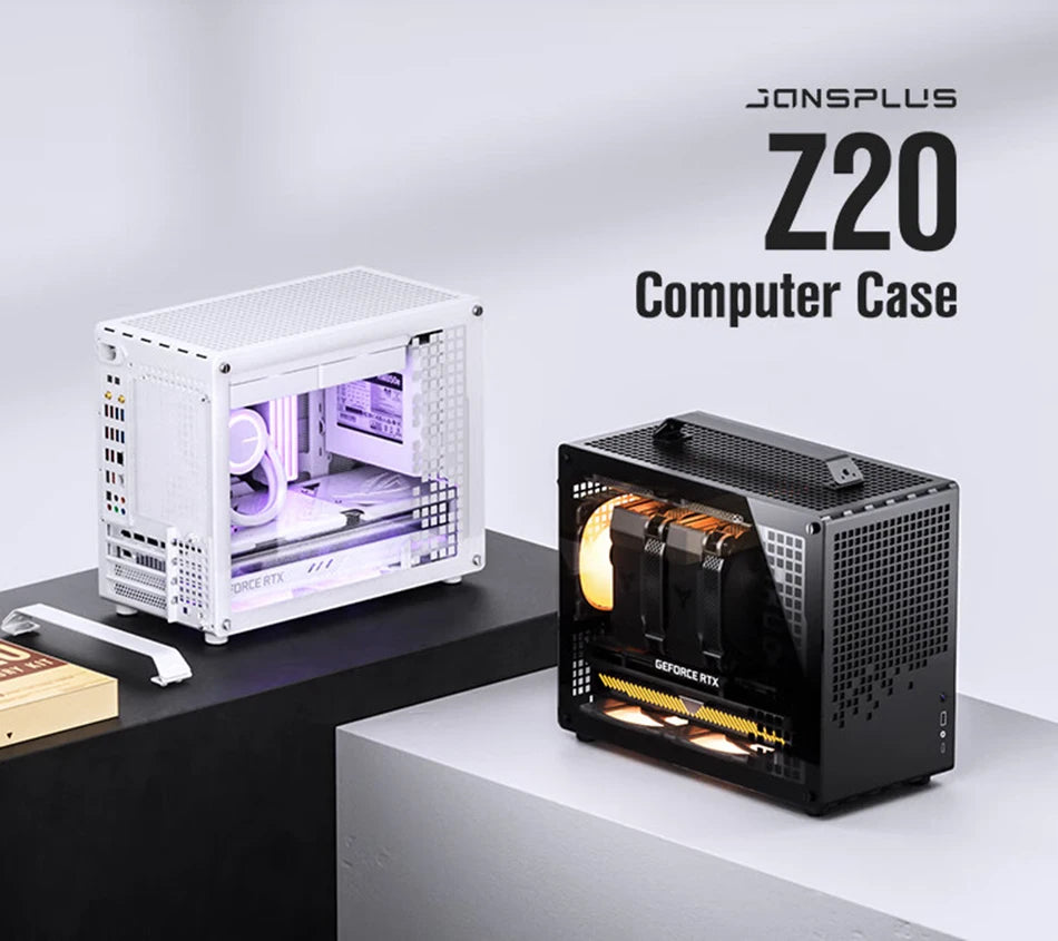 JONSBO Z20 MATX Case Detachable Handle Supports 240 Water-cooled 363mm Graphics Card Side  Transparency Desktop Mini PC Chassis.