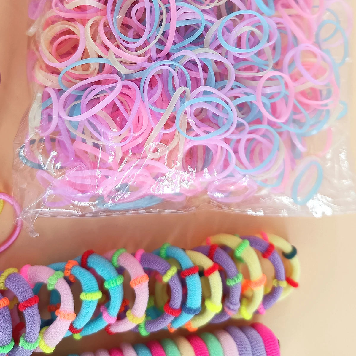 Fashion Hair Accessories for Woman Set Girls Hair Bands Set Elastic Rubber Band Children Ponytail Holder Scrunchies Kids Headwea.