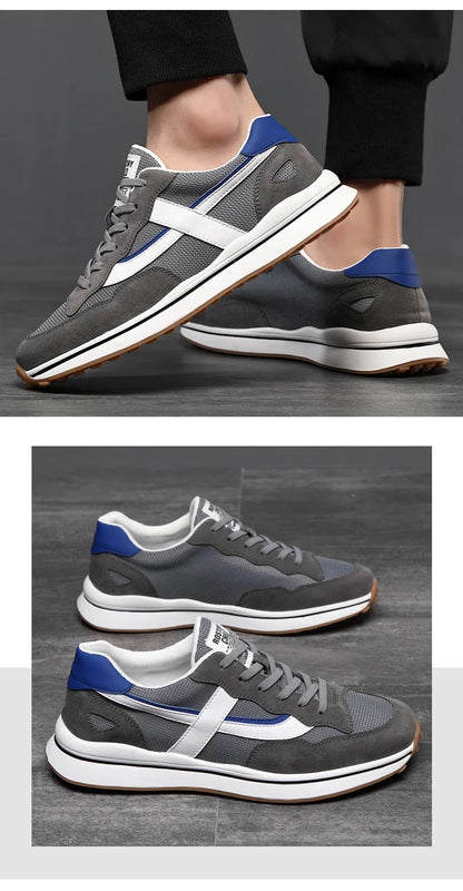 High Quality Flat/6/8 Cm Men Elevator Sneakers Summer Casual Trainers Height Increase Shoes Mesh Student Running Men Lift Shoes