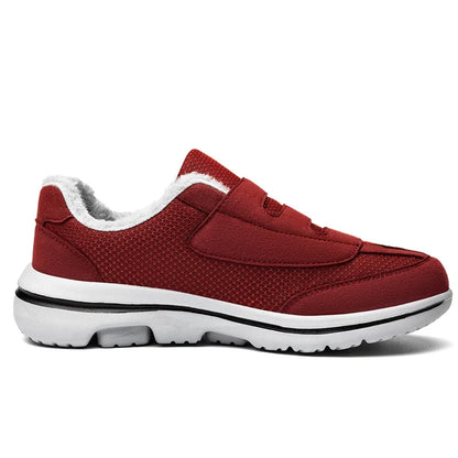 Winter Warm Elderly Shoes With Wide Toe Box Diabetic Shoes For Fat Foot Orthopedics Swollen Feet Thumb Eversion Foot Pain Relif.