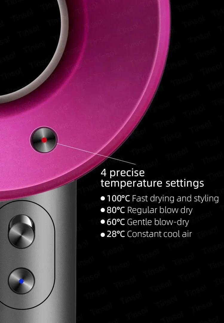 Professional negative ion hair dryer, high-speed constant temperature bladeless hair dryer home negative ion hair dryer