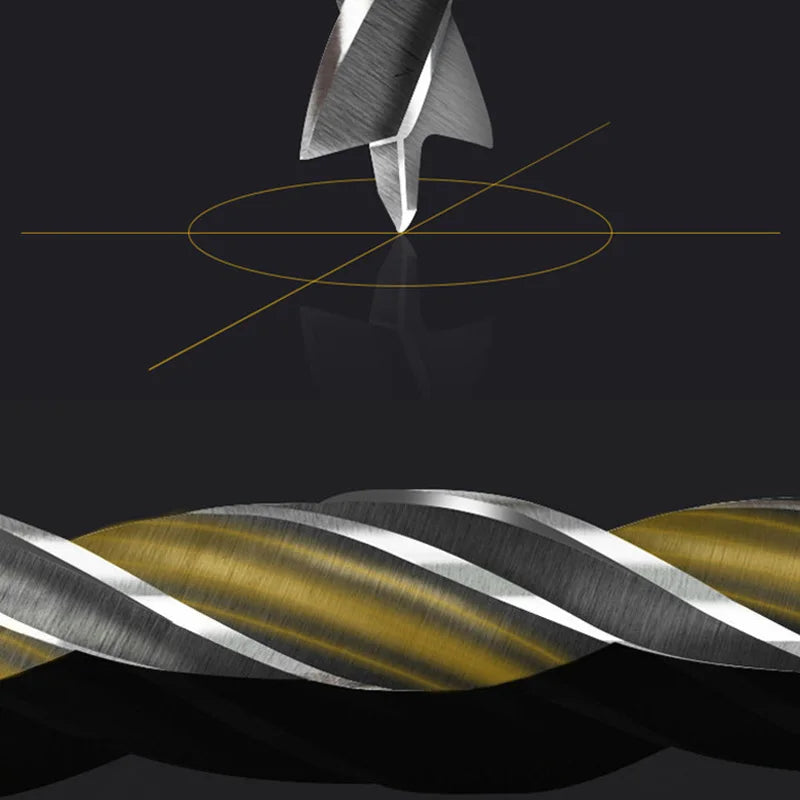 3/5/7Stk. 3/4/5/6/7/8/10mm 1/4 Sechs kant griff Dreispitzer Holz bearbeitungs bohrer Set Holz bearbeitungs lochreib werkzeug