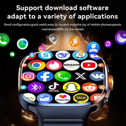 New M99 5G Cellular Version Smartwatch 2.4inch Amoled Larger Screen Android Smart Watch With Rotary Camera Sim Card Slot WIFI.