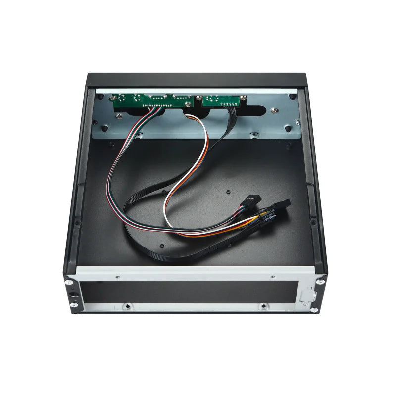 ITX Computer Case M06 Mini Desktop Case Convenience PC Case can install 2.5 inch HD Suppor 17x17cm Motherboard.