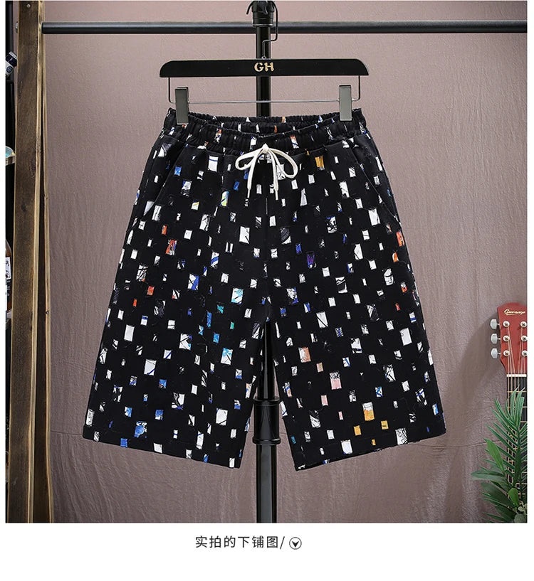 Men Summer 2 Pieces Set Tracksuit Men's Shirt Shorts Harajuku Streetwear Oversized Men Sets Short Outfits Suits