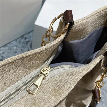 Solid Color Shoulder Bag, Trendy Letters Tote Bag, Canvas Campus Handbag for Women, Office,College,Work,Travel Hand Bags Bolsa.