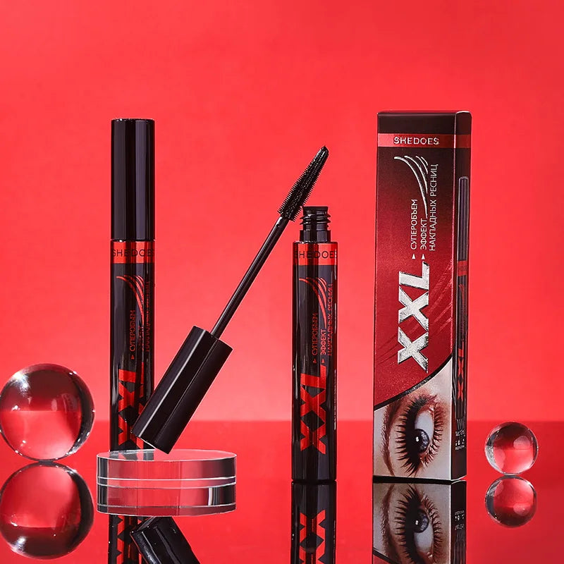 3D Mascara Waterproof Extra Volume Long -lasting Hyper-Curl Lengthening Eyelash Non-smudging Eyelashes Black Mascara Makeup.