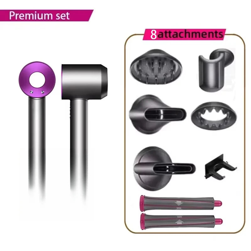 Super Hair Dryer 220V Leafless Hair Dryer Personal Hair Care Styling Negative Ion Tool Schedule Negative Ion Electric Dryer 2.7M.