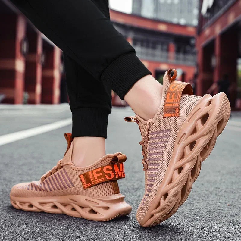 MAEDEF Shoes Men Sneakers Breathable Women Running Shoes Lightweight Anti-slip Sports Shoe Outdoor Lace Up Tennis Women Sneakers