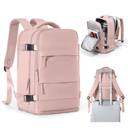 Women Men Hand Luggage Backpack Business College Laptop Travel Backpack Waterproof Carry on mochila viaje cabina avion 40x20x25.