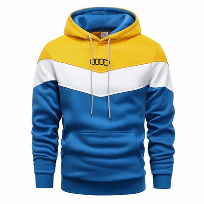 Herrenbekleidung, lässiges Sweatshirt, Anzug, Sweatshirts für Herren, tägliche dreifarbige Hoodies, heiße, hochwertige 2024, Sport-Trainingsanzug, Joggen