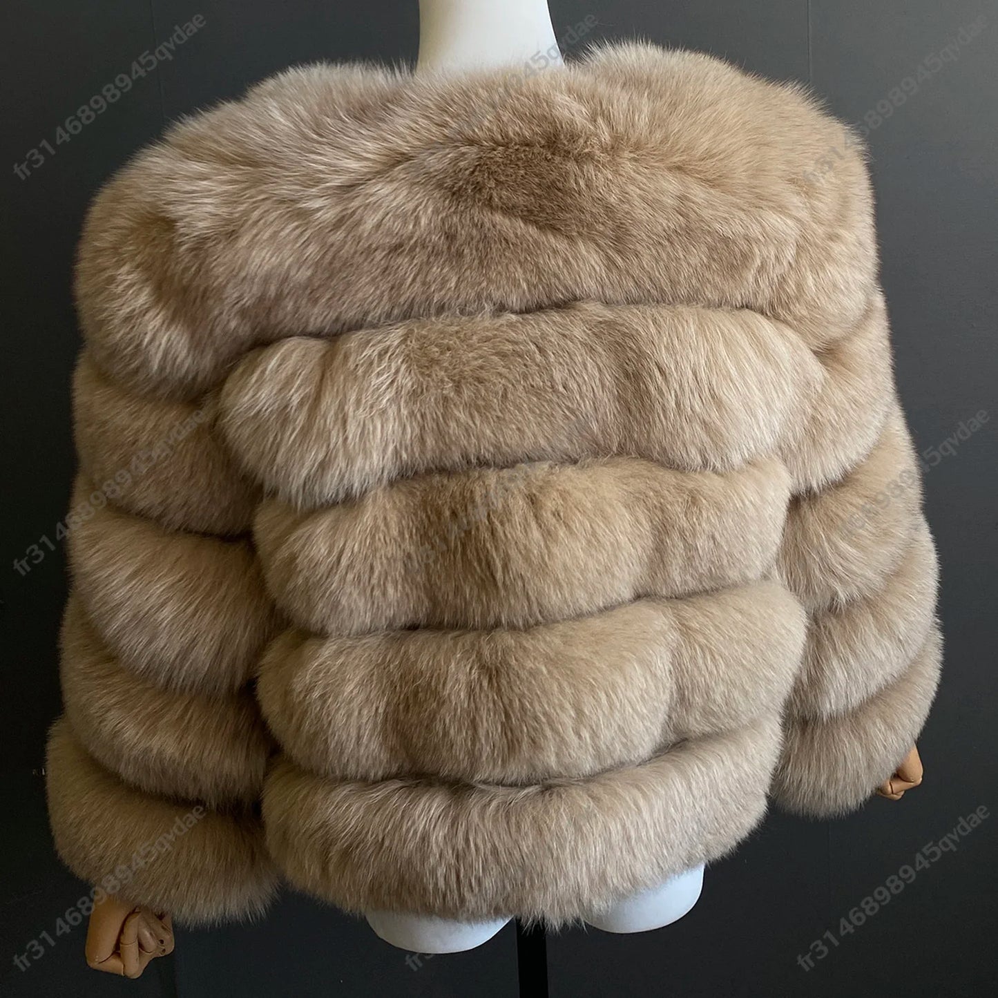 Damen Pelzmantel Damen Fuchspelzmantel Natürlicher Fuchsmantel Damen Werbeartikel Original echte europäische und amerikanische Modelle