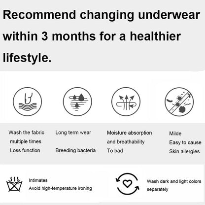 Moonflame 5 Pcs Seamless Cotton Briefs Sport Comfortable Solid Color Women's Panties.