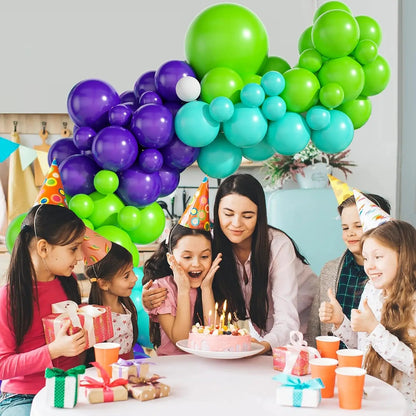96 stücke grün und andere Farben Latex Ballon Bogen Set für Geburtstage, Hochzeiten, Geschlecht offenbaren, Junggesellen abschied, Familien treffen.