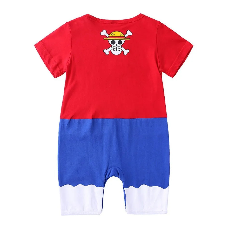 0-2 Jahre Baby Junge und Mädchen Strampler Neugeborenen Sommer Kurzarm Overall Baby Anime Cartoon Baumwolle Cosplay Kostüm.