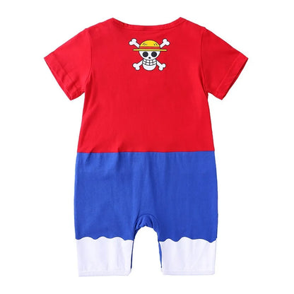 0-2 Jahre Baby Junge und Mädchen Strampler Neugeborenen Sommer Kurzarm Overall Baby Anime Cartoon Baumwolle Cosplay Kostüm.