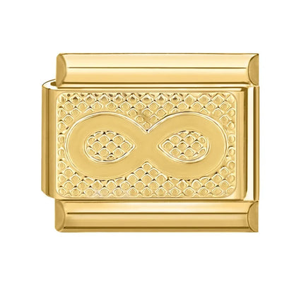 New Fashion 9mm 15 Style Italian Modular Charm Bracelet Fashionable Leisure Holiday Scenery Literary Modular Elastic Bracelet