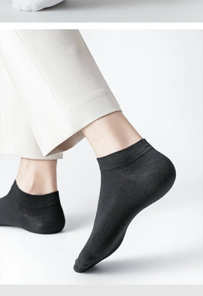 10 Pairs Men's Breathable Mesh Summer Short Socks, Sports Versatile Cotton Socks at Discount Price Sports and Casual Wear.