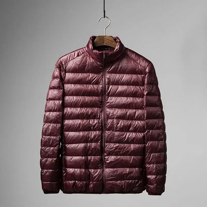 2026 Portable Lightweight ort down Jaet for Men Autumn Winter Cotton Padded Stand Collar Warm Casual ly Friendly Outerwear.