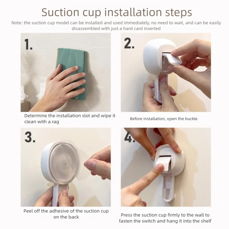 Halterung für Haartrockner, Aufbewahrungsregal mit Saugnapf, ohne Stanztoilette, Aufbewahrungsregal für das Badezimmer, Aufhänger für Haartrockner