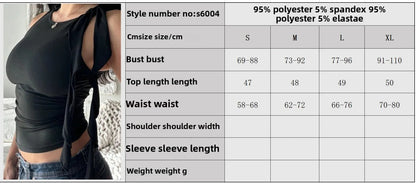 Slim Fit Basic Style Sleeveless round Neck Wrap Single Shoulder Vest Summer Waist Pleated Design Sexy Collarless Tank Top.
