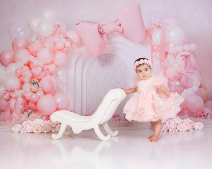 Luxuriöse Kinderkleidung, Babykleid zum ersten Geburtstag, Blumenkind-Hochzeitskleid, Mädchen-Karnevals-Performance-Kleidung.