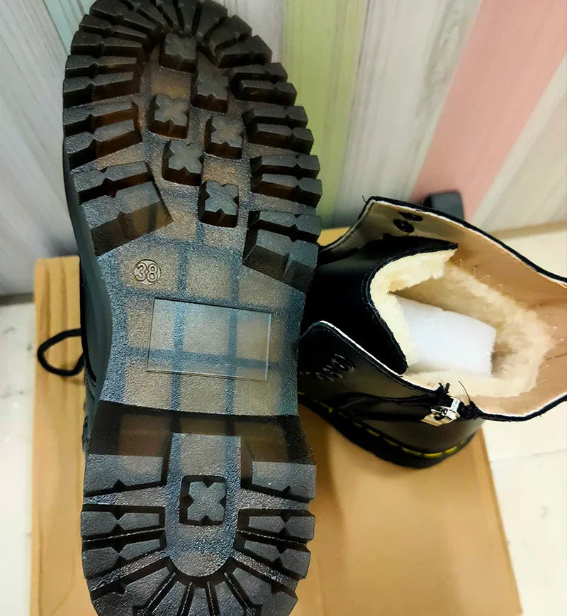 Autumn Winter Fashion Round Toe Lace-up Shoes Womens Boots Zip Ankle Boots For Women High Heels Basics Casual