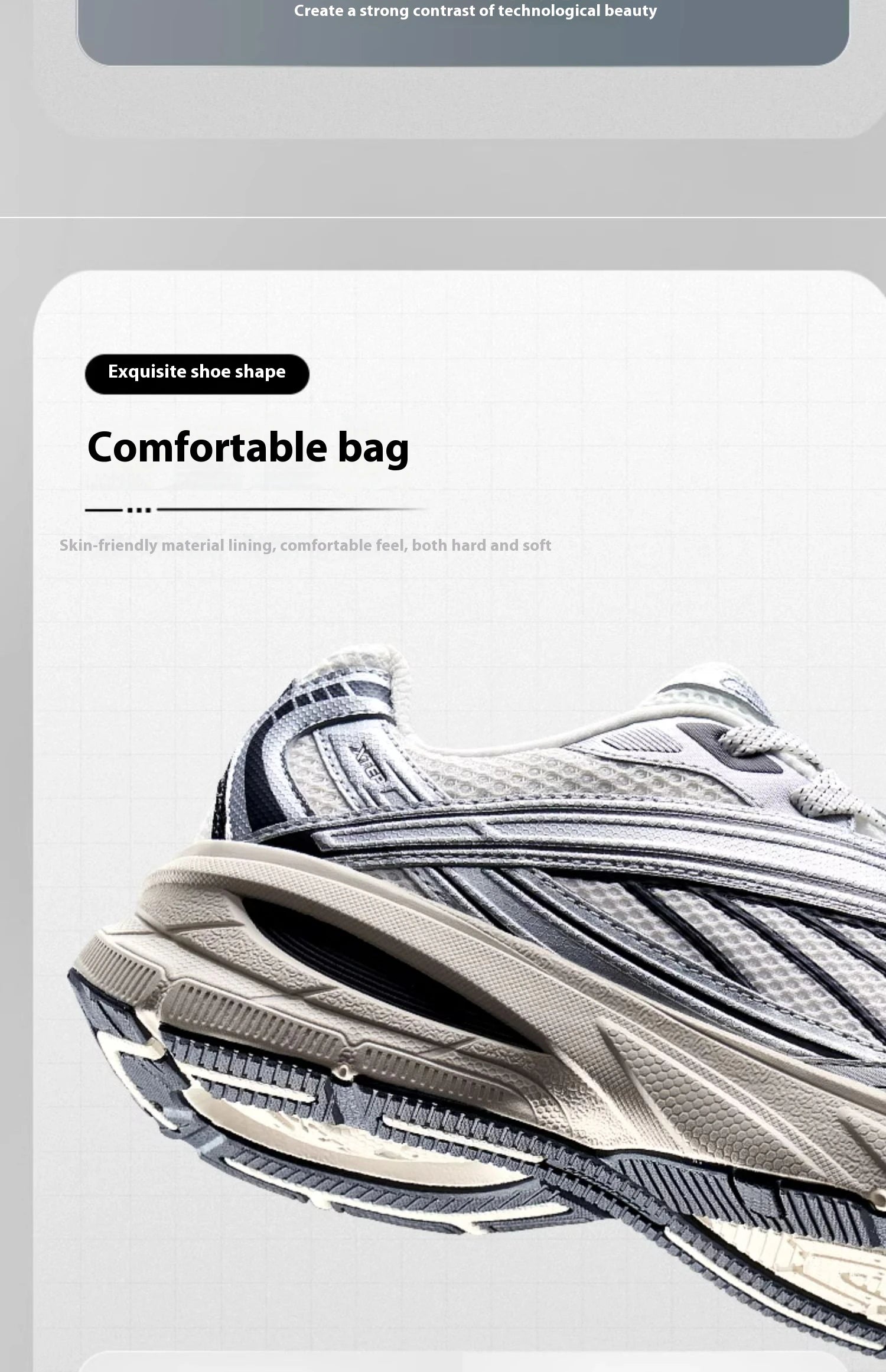 Xtep Little Basque Sportschuhe, Unisex, 2024, Sommer-Vintage-Sportschuhe, bequem, rutschfest, langlebig 876319320003.