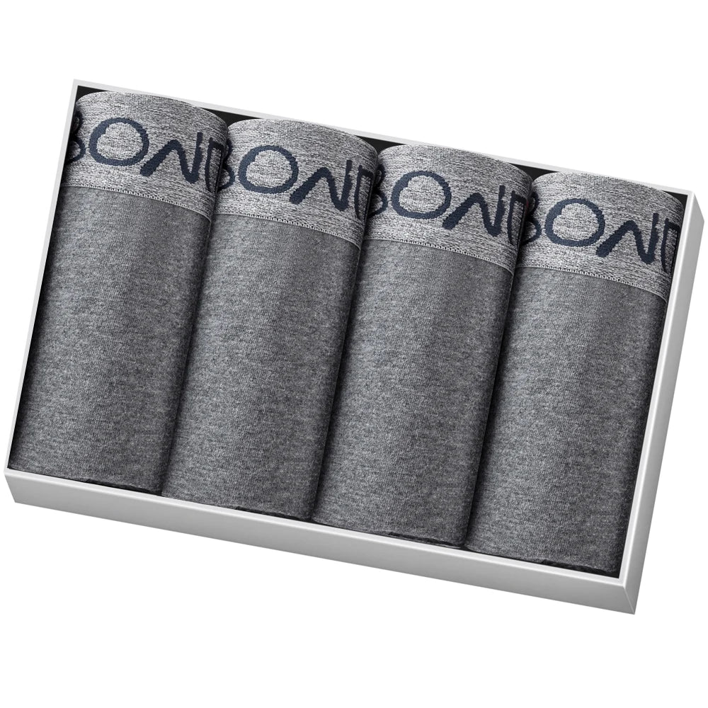 4 stücke Mann Unterwäsche Baumwolle Boxer Shorts Sexy Unterhosen Slip Herren Boxershorts männer Höschen Pack Marke