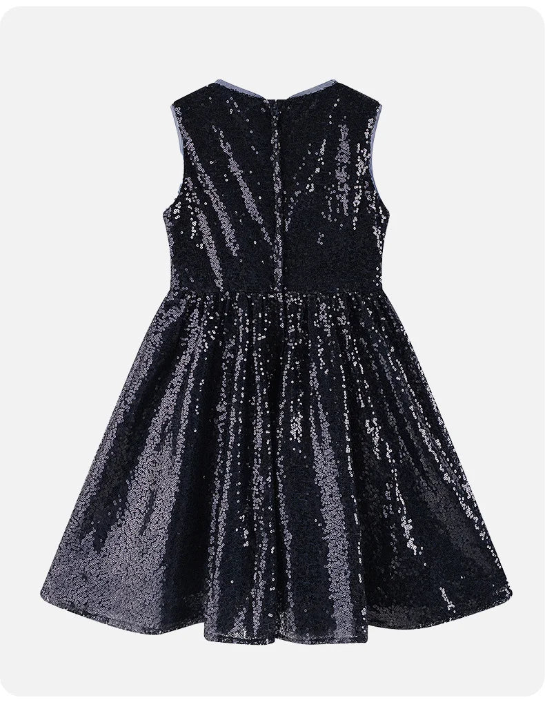 Luxus Kinder Klavier Rezitieren Leistung Pailletten Kleid Mädchen Hochzeit Geburtstag Party Kleidung Kind Elegante Zeremonie Jahrestag Kleid.