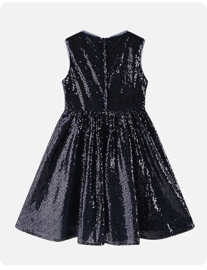 Luxus Kinder Klavier Rezitieren Leistung Pailletten Kleid Mädchen Hochzeit Geburtstag Party Kleidung Kind Elegante Zeremonie Jahrestag Kleid.