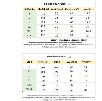 Men's Summer New Pure Color Button Pocket Shirt Short Sleeve Long Pants Two-Piece Set Independent Station Cross-Border.