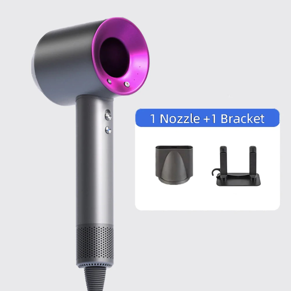 Bladeless high-speed hair dryer, negative ions, high power, silent and quick drying, portable, suitable for home and travel
