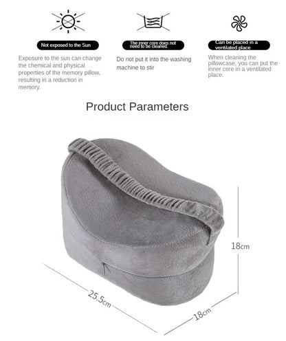 Slow Rebound Memory Cotton Clamp Leg Knee Pillow Leg Pad Pregnant Woman Pillow Orthopedic Sciatica Back Leg Hip Back Support.