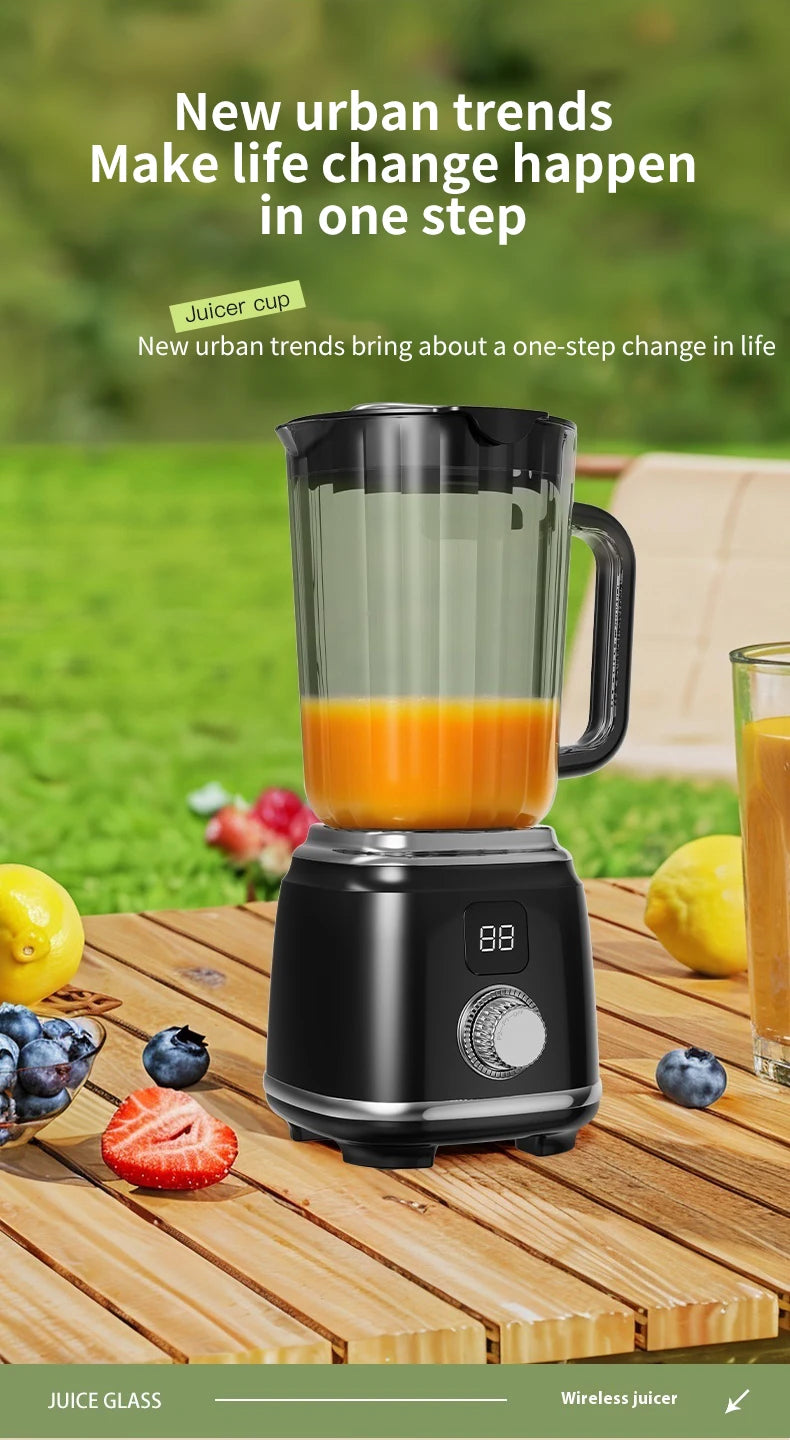 Portable Fruit Juicer Machine Electric Juicer Blender Rechargeable Household Juice Squeezer Mixer Juice Blenders for Kitchen.