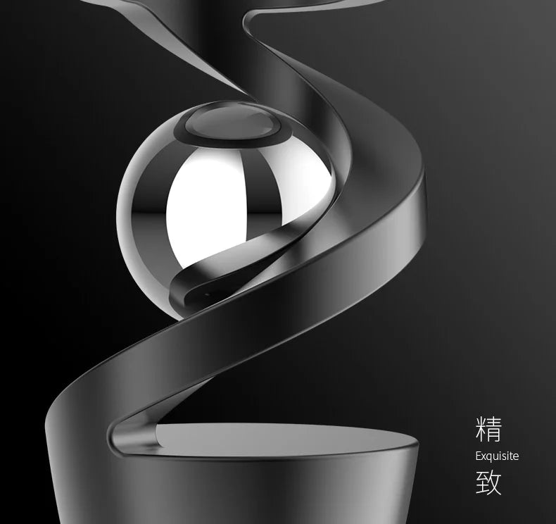 Adult Desktop Stress Relief Toy Aluminum Alloy Decompression Hypnosis Rotary Gyro Fingertip Kinetic levitating Spinner Gift.