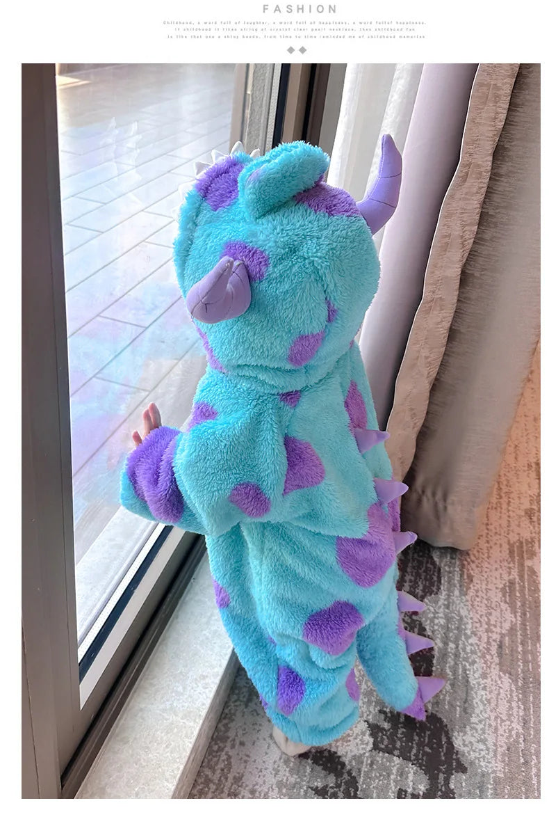 2023 herbst kinder Neugeborenen Overall Nette Krabbeln Anzug Einteiliges Gepolsterte Korallen Fleece Body.